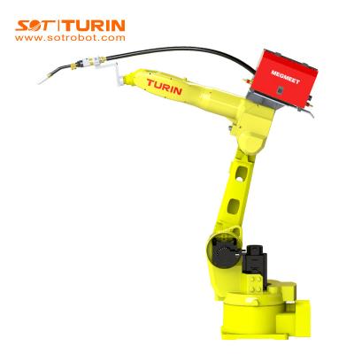 China Torino Servo Axis Hotels Moter 6 Arm Robotic Laser Cutting Metal Welding Robot for sale