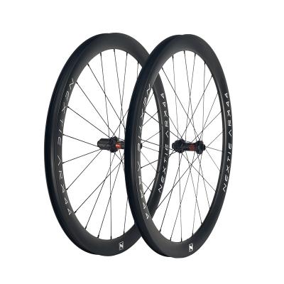 China Road bikes NEXTIE 54mm depth road carbon fiber bicycle wheelset 25mm carbon 700c internal wide anvil wheels for sale