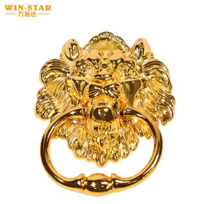 China Modern Crystal Sofa Button Decorate Buckle Lion Pattern Alloy Sofa Nails for sale