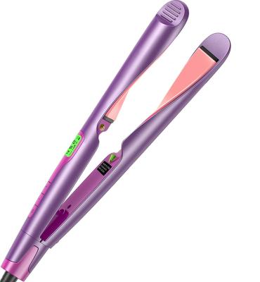 China Outdoor Twist Plate Private Label Titanium Plates Professional Flat Iron Hair Straightener for sale