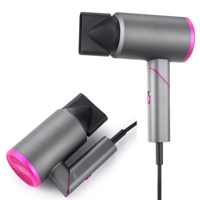 China Factory Wholesale Ionic Mini Hair Dryer High Speed ​​Folding Fan Hair Blow Hot Cool Cool Ionic Dryer for sale