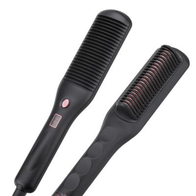 China China Factory Seller Hotel Hair Straightener Paddle With Brush Men's Hair Straightening Brush for sale