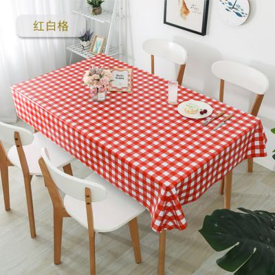 China Rectangle Waterproof Washable Table Cloth Polyester Waterproof Table Cloth for sale