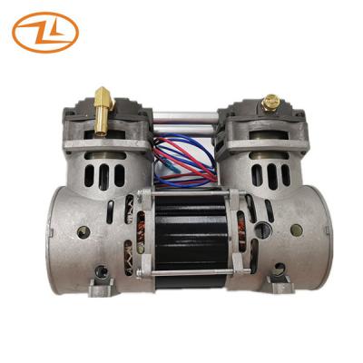 China 2 Bar Low Noise Silent Air Compressor Oil Free 370W 70L/M 1300 RPM for sale