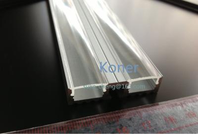 China Surface mounting 10mm led profile, linear LED profile with frosted or clear or opal cover for sale