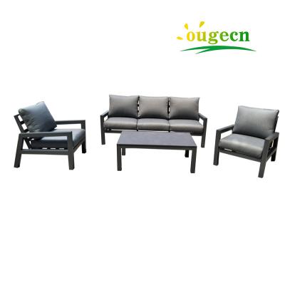 China Aluminum Contemporary Leisure Furniture Beach Sofa Modern Patio Living Bistros For Outdoor Garden Living for sale