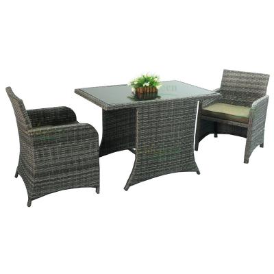 China Modern Rattan Sectional Sofa Bistros Bar Love Wicker Patio Woven Sofa Set for sale