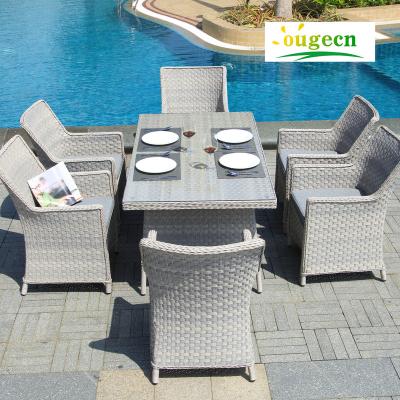 China Contemporary Wicker Bistros Sofa Modern Patio Dining Rattan Furniture For Outdoor Garden Coffee Table for sale