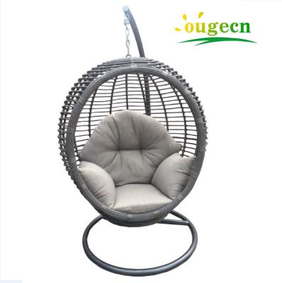 China Modern Outdoor Rattan Garden Chair Hanging Seat for sale