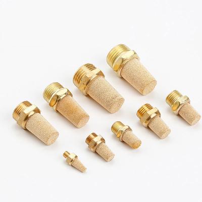 China Air Filter Pneumatic Fit Muffler Brass Air Exhaust Muffler Flow Control for sale