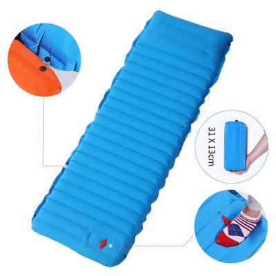 China Nylon/TPU Outdoor Sleep Mattress Camping Mat Sleep Pad Swell PVC Durable Waterproof for sale