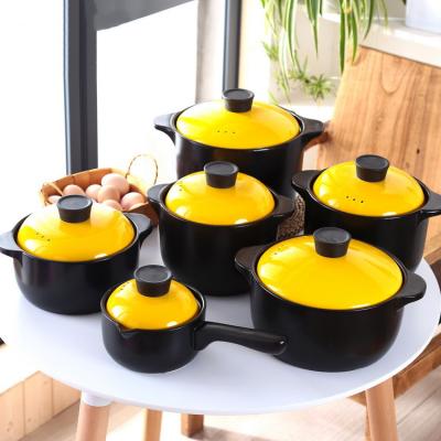 China Household Sustainable Hot Gas Stove Electric Ceramic Stove Dedicated Ceramic Food Pot Casserole Heat Resistant for sale