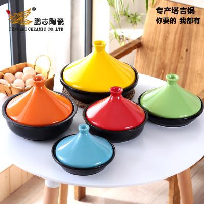 China Sustainable Popular Product Ceramic Clay Casserole Pots For Cooking With Big Discount for sale