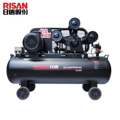 China 7.5kw 10hp 8 bar 180L belt drive lubricated air compressors for sale for sale