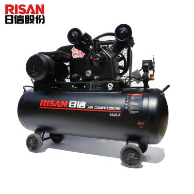 China 3hp 2.2kw Single Phase Piston Air Compressor Lubricated Belt Drive for sale