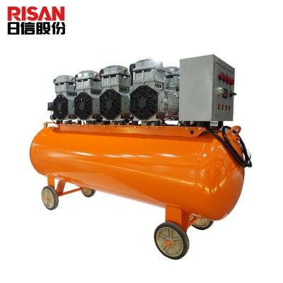 China Chinese 4.8kw 6.5hp 200L oil free paint piston air compressor for sale for sale