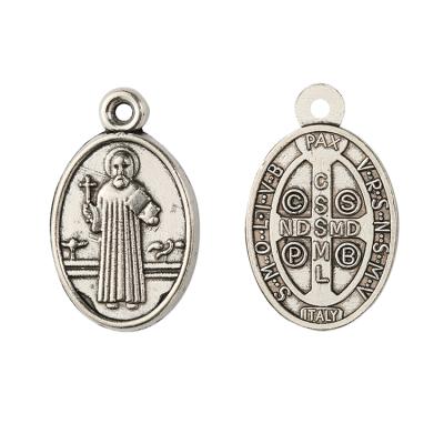 China Miraculous Religious Catholic Charm Medal Center Rosary Center Medals Pendant Rosary Medal Religious Jewelry for sale