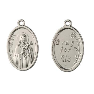 China Virgin Mary Religious Charms Zinc Alloy Pendant Ornaments Cut Out Christian Pendant Necklace Custom Jewelry for sale