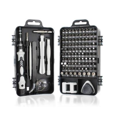 China Household Mini Screwdriver Set 122pcs Computer Repair Screwdriver Precision Repair Tool Kit for sale