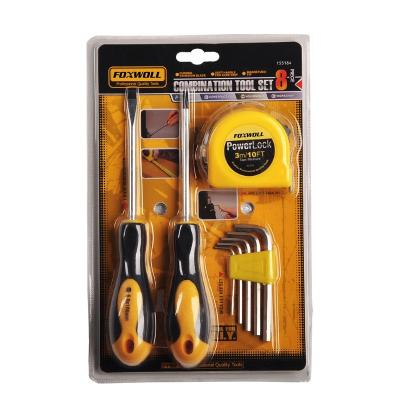 China F155184 Muliti-purpose screwdriver set 8pcs with tape measure and hex wrench for sale