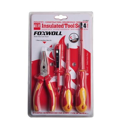 China F151904 4pcs Plastic Tool Kit Insulated Screwdriver Set Tool Kit for sale