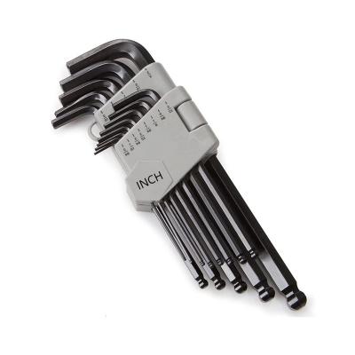 China Wholesale High Quality Allen Hex Key Set Inch Size Hex Key Set Carbon Steel Hex Key Set andMetric for sale