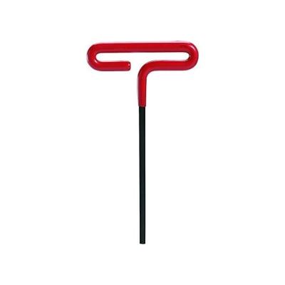 China Carbon Steel Cushion Grip Hex T-Handle Allen Wrench 8pcs Set for DIY and Garage Hex Wrench Red Set for sale