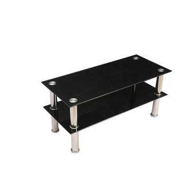 China Black tempered glass storage gold metal base function cabinet TV stand for living design for sale