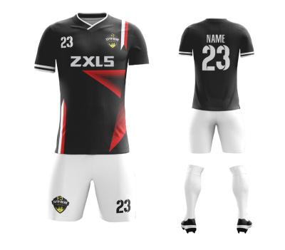 China Shirts & Tops New Custom Sportswear Style Soccer Wear Youth Soccer Jersey With Digital Code Logo And Numbers Sublimated Soccer Uniforms Sets for sale