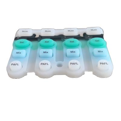 China OEM Molding Custom USB Backlit Silicone Button Rubber Keypad for sale