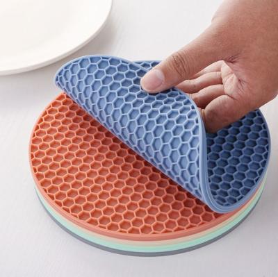 China Silikonkautschuk-Tabelle Mat Heat Resistant Silicone Bowl Mat Placemat zu verkaufen