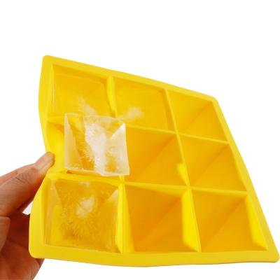 China Food Grade Silicone Ice Cube Tray Customized Color For Home Kitchen for sale