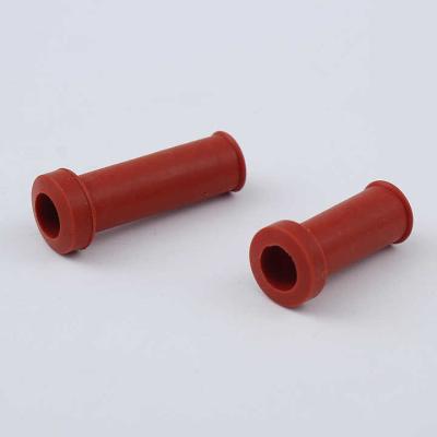 China Custom Size Silicone Rubber Sleeve Silicone Pipe Fittings Rubber Shaped Parts for sale