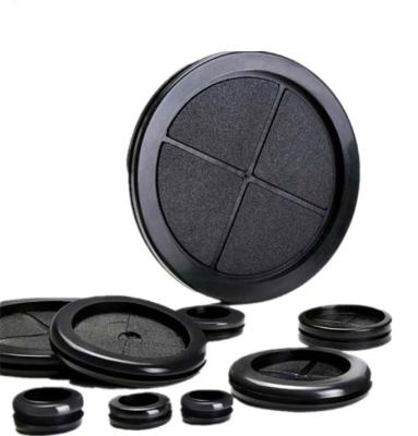 China Black Medical EPDM OEM Silicone Rubber Grommet for sale