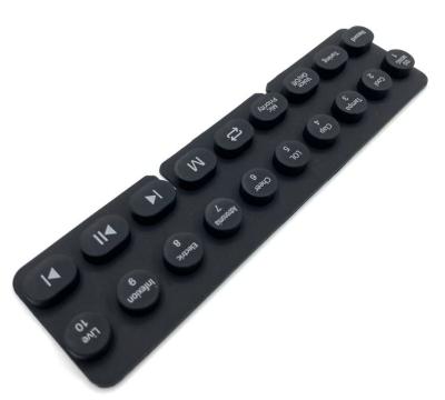 China Teclado impermeable de la goma de silicona para el Presidente de la música de Bluetooth en venta