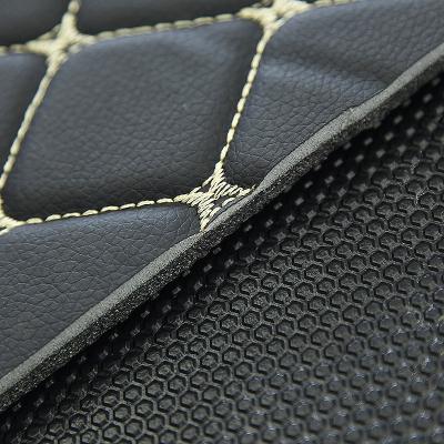 China Anti-Slip/Water Proof XPE Leather Sponge 1.8M Width Embroidery Anti-Slippery Backing Car Mat Material Rolls Car Floor Mat Roll for sale