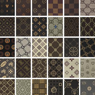 China Waterproof Factory PU PVC Faux Leather Printed For Upholstery for sale