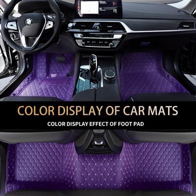 China 2022 NEW Mcow Luxury High Quality All Weather Custom Leather Car Floor Mats for sale