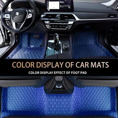 China 4 Years Factory Wholesale Car Accessories Luxury Protector 3D 5D 7D PU Leather Waterproof Durable Floor Mats 4 Pieces Car Mats for sale