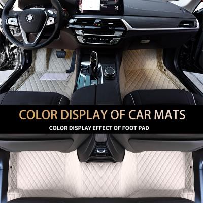 China 2022 Custom Color Full Set Car Floor Mats Leather 5D Car Floor / Luxury Foot Mats With Good Price for sale