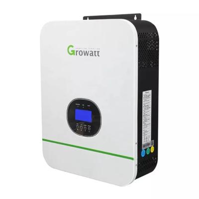 China Support Phase Splitting Growatt SPF 3000TL LVM 48P 48VDC 120VAC All In One Off-Grid Inverter for sale