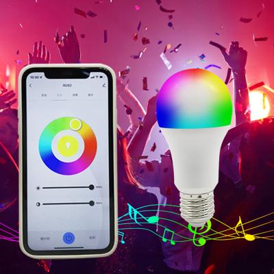 China Hotel CTT 3000K-6500K Smart Light Bulb 16 Million Colors RGB Smart Light Bulb LED Light Bulb for sale