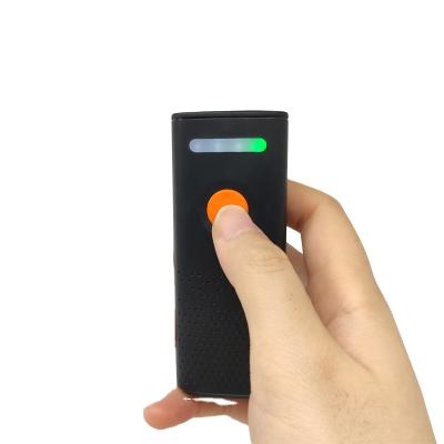 China ABS 2.4G Wireless Mobile USB Wired / Blue Tooth Mini QR Code 1D 2D Barcode Scanner Reader for sale