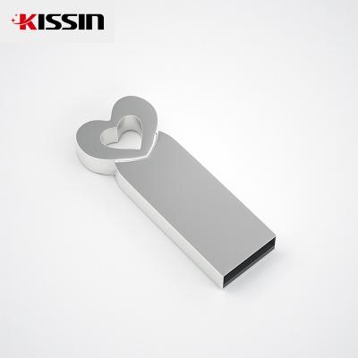 China Kissin Factory Direct USB2.0 128M 256M 512M 1G 2G 4G 8G 16G 32G 64G 128G Pendrive U Disk Portable Metal USB Flash Drive for sale