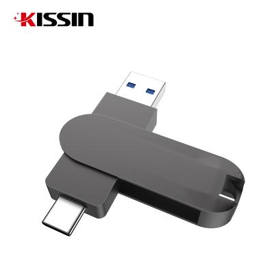 China Kissin External Solid State Drive High Speed USB 3.2 and Type-C Storage Disk USB PC Portable Mobile Solid State Hard Disk SSD for sale