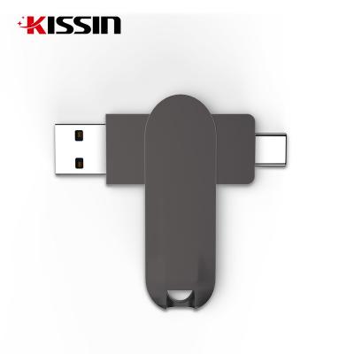 China Kissin Portable Mobile Solid State Drive High Speed 350M/s External Hard Drive USB 3.2 and Type-C External Solid State Hard Disk for sale