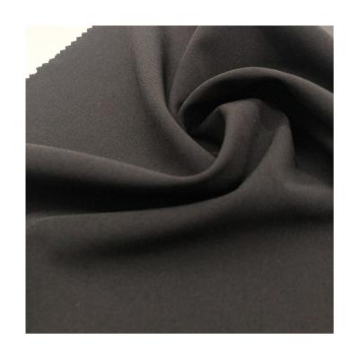 China Double Faced Top Specialized Fabric 90% Polyester 10% Spandex 4 Way Elastic Stretch Fabric For Garment for sale