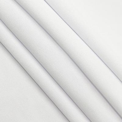 China Wholesale White Memory Blank Polyester Jersey Interlock 140gsm Fabric For Dye Sublimation Print for sale