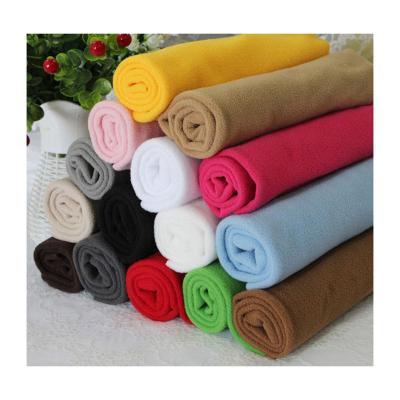 China Store Free Sample Cheap Single Side 100% Polyester Fleece Fabric Supplier For Winter for sale