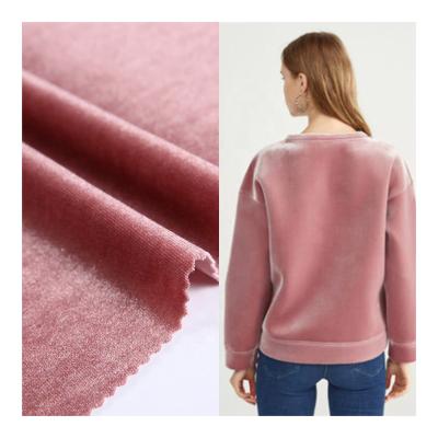 China Hot Selling Super Soft Korean Garment Ks Velor Velvet Memory Fabric For Clothes for sale